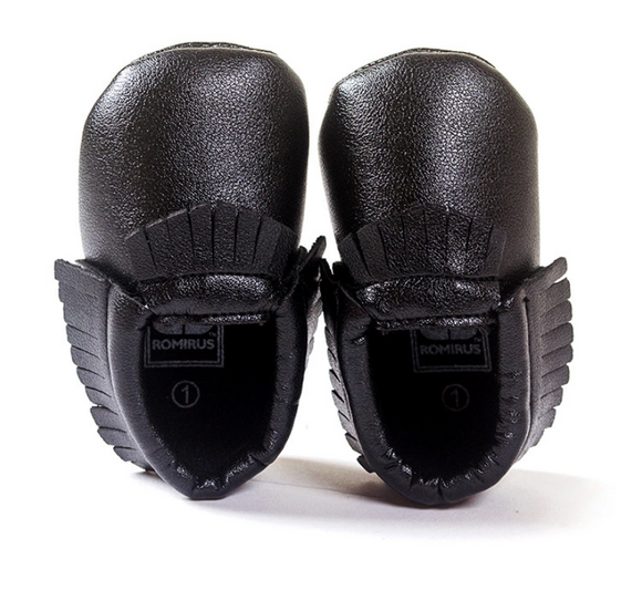 Baby Moccasins - Faux Leather